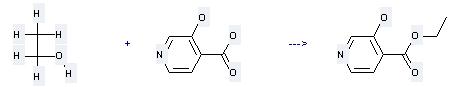 The Ethyl 3-hydroxyisonicotinate can be obtained by 3-Hydroxy-isonicotinic acid and Ethanol.